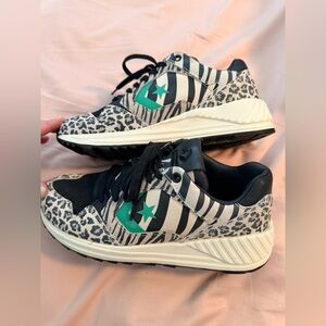 Converse Sneakers with Animal Print